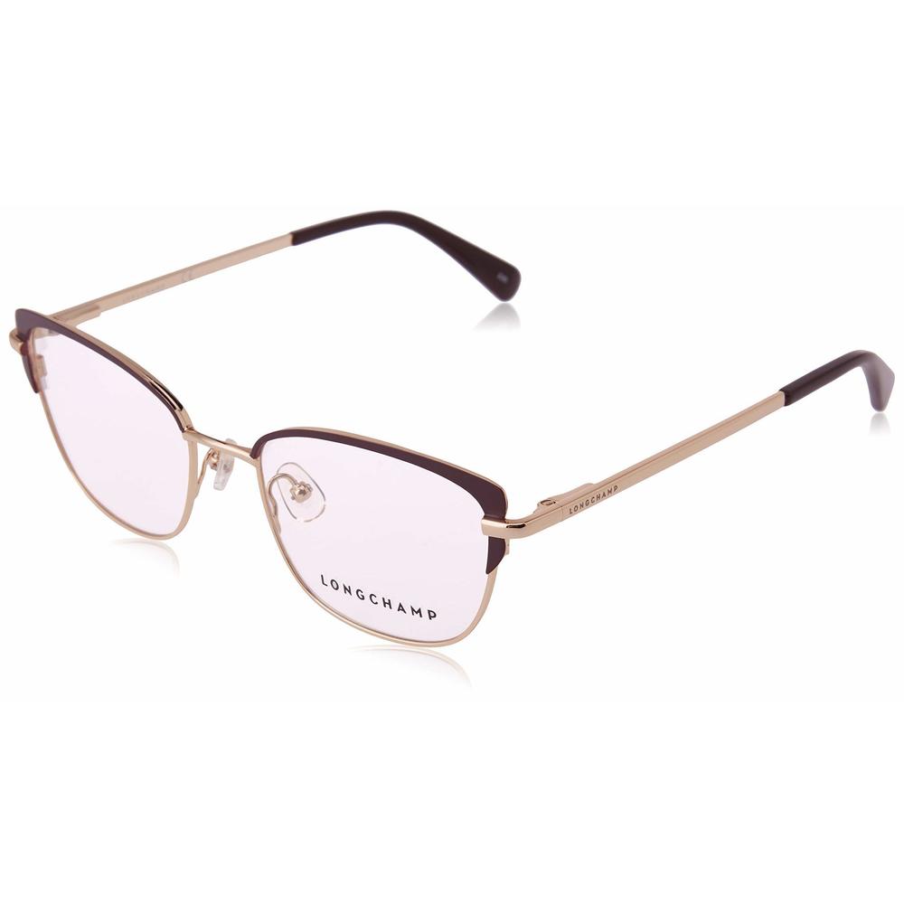 NEW Longchamp LO 2108 602 Wine & Gold Eyeglasses 51/18/140 with Longchamp Case